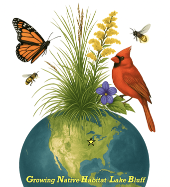 Proceed to the Growing Native Habitat Lake Bluff website